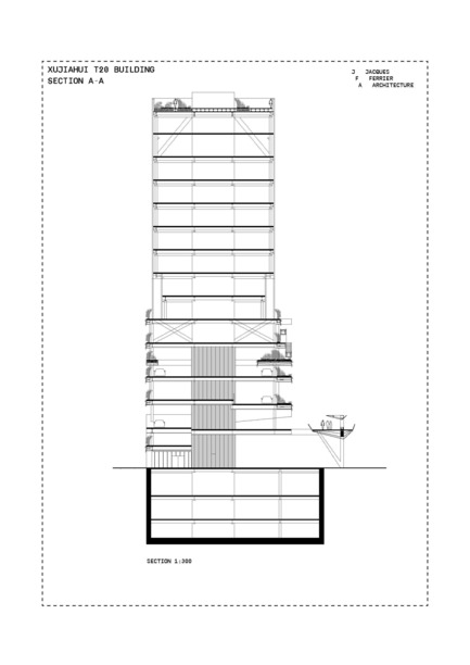 Dossier de presse | 1799-03 - Communiqué de presse | Une oasis urbaine sur l'intersection la plus fréquentée de Shanghai - Jacques Ferrier Architecture et Sensual City Studio - Architecture commerciale - Crédit photo : Jacques Ferrier Architecture