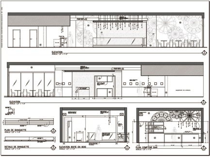 Dossier de presse | 760-05 - Communiqué de presse | Parfum de démesure Bistro japonais Kinoya - Jean de Lessard, Designers Créatifs - Design d’intérieur commercial