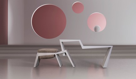 Dossier de presse | 3917-03 - Communiqué de presse | FORMITABLE©Collection - Wael Farran Studio - Produit -   HYBRID -                SIDE &amp; SOFA TABLE <p class="" style="">Dual in essence and identity, Hybrid is here to show that there is more to our being then what we show the world or how the world brands us. Made of lacquered and French oak veneer painted, painted in white, Hybrid is more than a table, and more than a seat; it is a place to rest and ponder. Its zig-zag like shape reminds us of the various changes and adaptations we go through to accommodate all. <br>PIECE DIMENSIONS: W: 35/40cm L: 260cm H: 46/62/80cm</p>   - Crédit photo :                WAEL KHOURY PHOTOGRAPHY