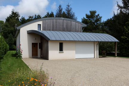 Press kit | 949-02 - Press release | A bioclimatic house in Pluvigner, Brittany - Patrice Bideau - Residential Architecture - Photo credit: Armel Istin