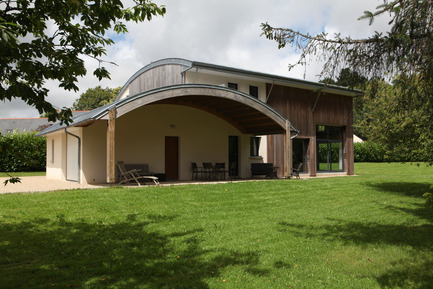 Press kit | 949-02 - Press release | A bioclimatic house in Pluvigner, Brittany - Patrice Bideau - Residential Architecture - Photo credit: Armel Istin