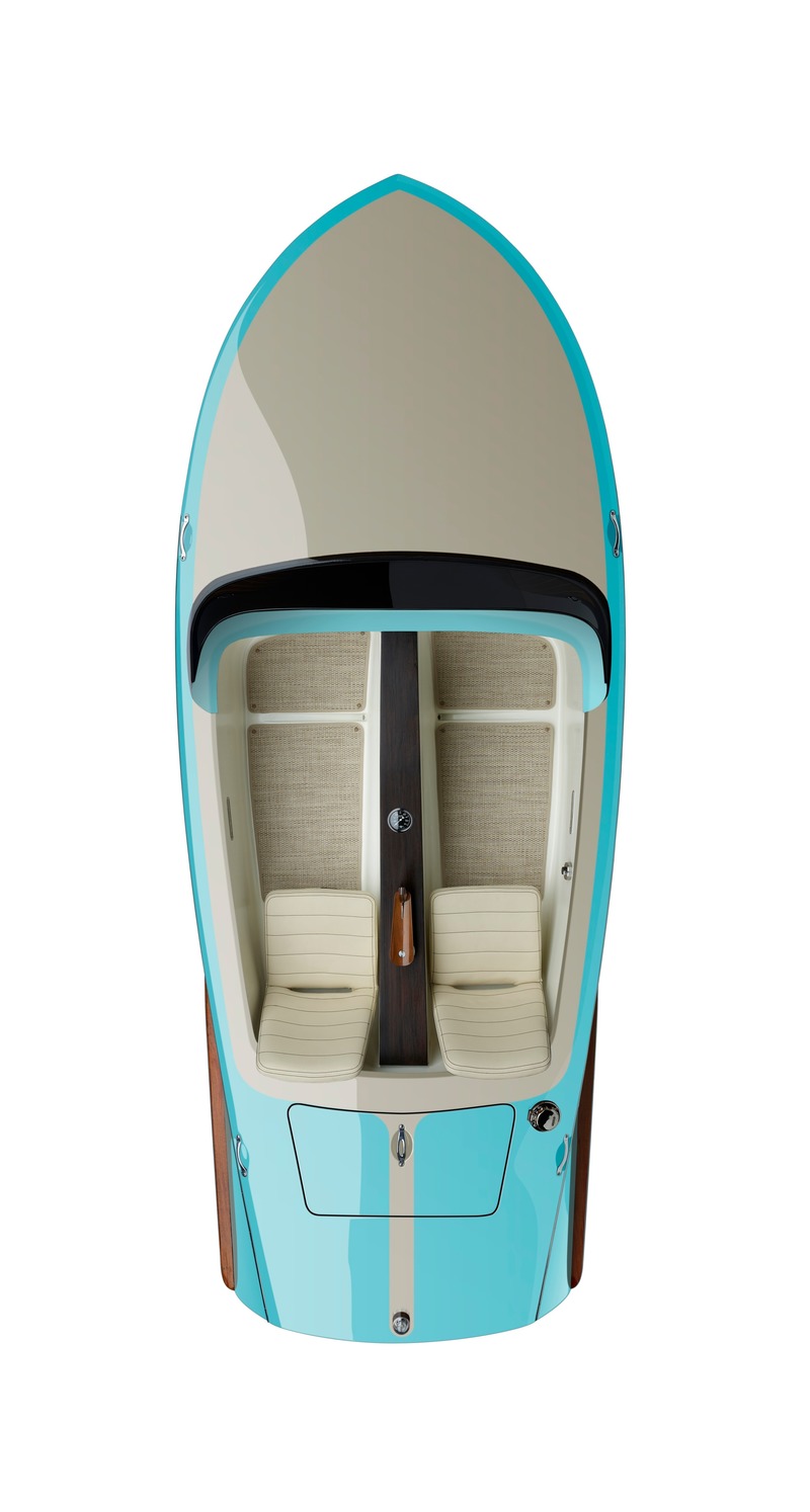 Dossier de presse | 3319-04 - Communiqué de presse | Beau Lake introduces the Tahoe ’14 and Lugano ’14 Electric Runabouts - Beau Lake - Produit - Crédit photo : Shin Sugino