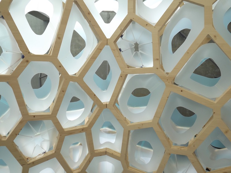 Press kit | 875-04 - Press release | Award-Winning Project:Porous Manifold as a Japanese Tearoom - Ryumei Fujiki + Yukiko Sato / F.A.D.S + Fujiki Studio, KOU::ARC - Event + Exhibition - Ceiling - Photo credit: Fujiki Studio