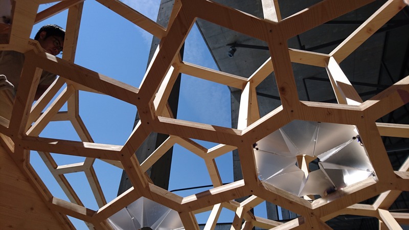 Press kit | 875-04 - Press release | Award-Winning Project:Porous Manifold as a Japanese Tearoom - Ryumei Fujiki + Yukiko Sato / F.A.D.S + Fujiki Studio, KOU::ARC - Event + Exhibition - Self-built Process-3 - Photo credit: Fujiki Studio
