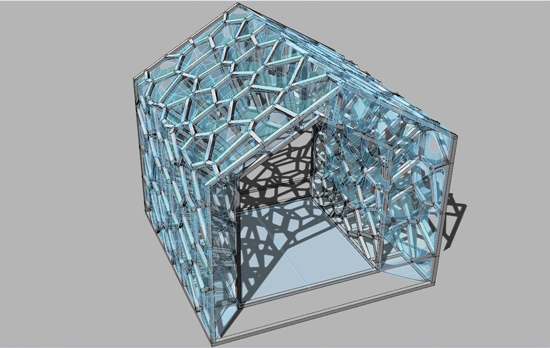 Press kit | 875-04 - Press release | Award-Winning Project:Porous Manifold as a Japanese Tearoom - Ryumei Fujiki + Yukiko Sato / F.A.D.S + Fujiki Studio, KOU::ARC - Event + Exhibition - Axometric - Photo credit: Fujiki Studio