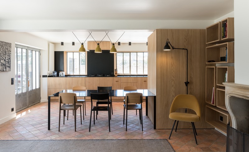 Press kit | 2180-03 - Press release | Seaside House - Martins | Afonso atelier de design - Residential Interior Design - Dining room - Photo credit: Mickaël Martins Afonso