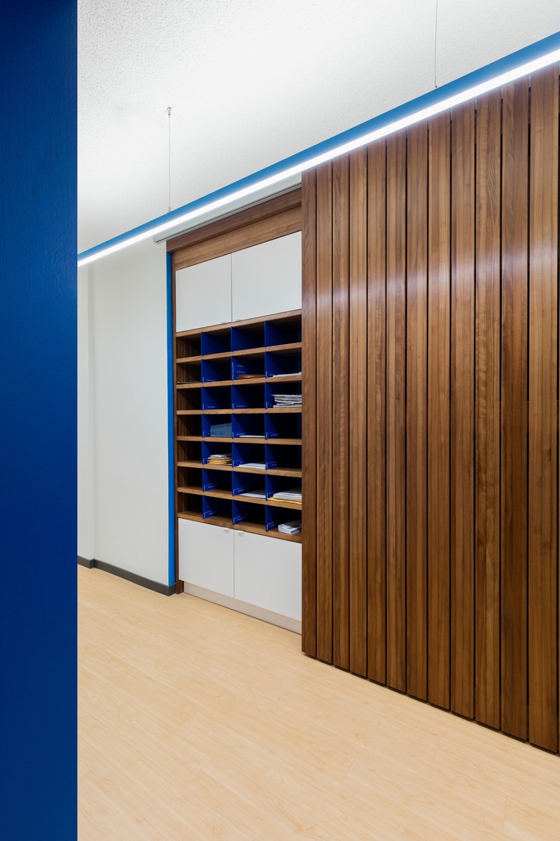 Press kit | 1299-04 - Press release | A bold transformation, a professional and innovative environment - Taktik design - Institutional Architecture -         <p class="">Pigeonhole</p> - Photo credit: Maxime Brouillet