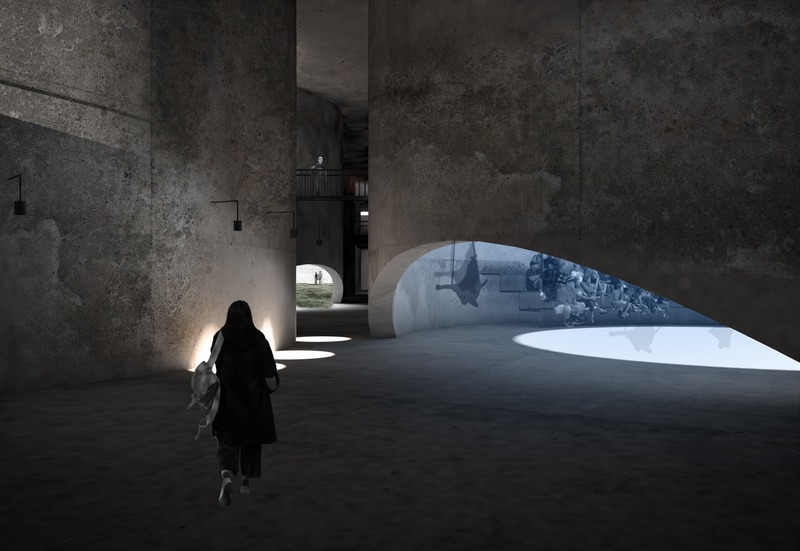 Press kit | 4083-01 - Press release | Geographies of Urban Filth - Liyang Zhang Architecture + Design and Rick Andrighetti, University of Waterloo - Institutional Architecture - an arts and performance space within the decommissioned digester tanks<br style=""> - Photo credit: liyang zhang