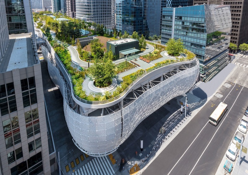 Press kit | 1028-13 - Press release | 2019 Shortlist Announced for ABB LEAF Awards - Arena International Group - Industrial Architecture - Salesforce Transit Center, San Francisco, US - Photo credit: Pelli Clarke Pelli Architects