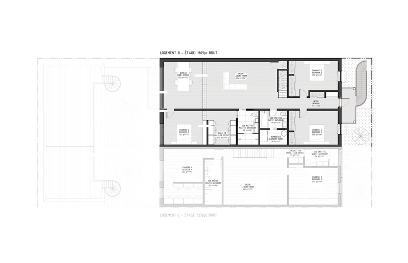 Dossier de presse | 3946-01 - Communiqué de presse | Le Castor Des Érables - Parkhouse - Design d’intérieur résidentiel - Penthouse - étage B - Crédit photo :  L. McComber – architecture vivante 