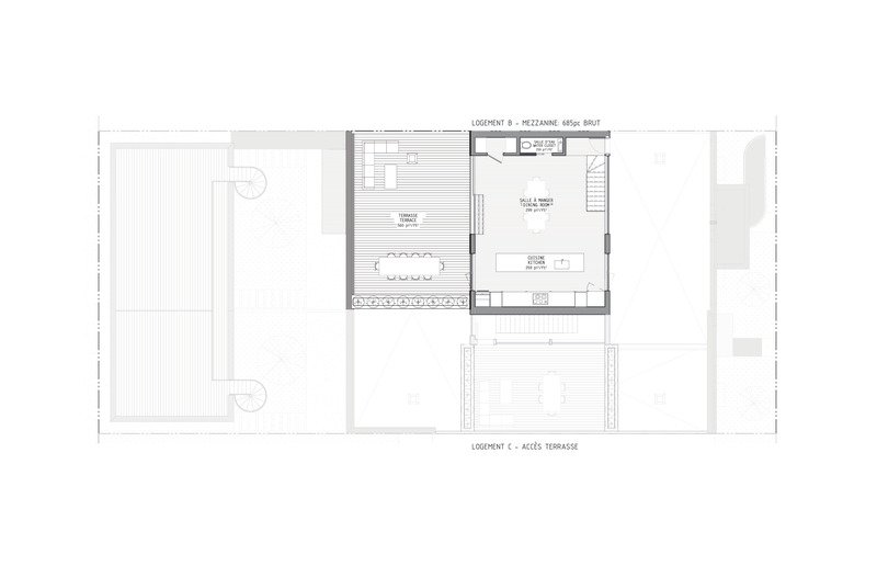 Dossier de presse | 3946-01 - Communiqué de presse | Le Castor Des Érables - Parkhouse - Design d’intérieur résidentiel - Penthouse - mezzanine - Crédit photo :  L. McComber – architecture vivante 