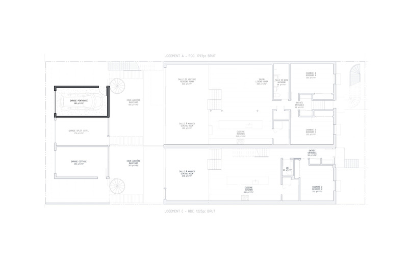 Dossier de presse | 3946-01 - Communiqué de presse | Le Castor Des Érables - Parkhouse - Design d’intérieur résidentiel - Penthouse - stationnement - Crédit photo :  L. McComber – architecture vivante 