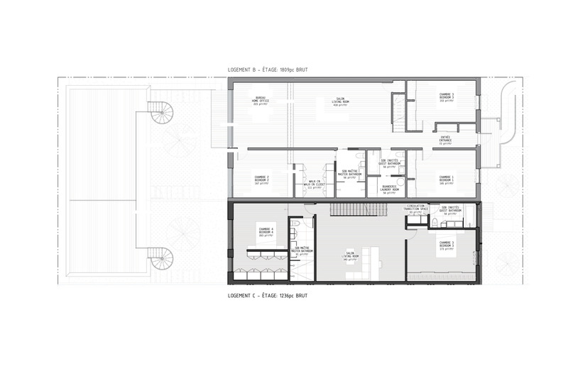 Dossier de presse | 3946-01 - Communiqué de presse | Le Castor Des Érables - Parkhouse - Design d’intérieur résidentiel - Cottage - Étage C - Crédit photo :  L. McComber – architecture vivante 