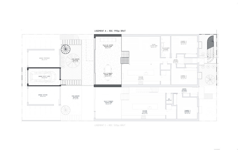 Dossier de presse | 3946-01 - Communiqué de presse | Le Castor Des Érables - Parkhouse - Design d’intérieur résidentiel -  Split Level - Rez-de-jardin + Garage - Crédit photo :  L. McComber – architecture vivante 