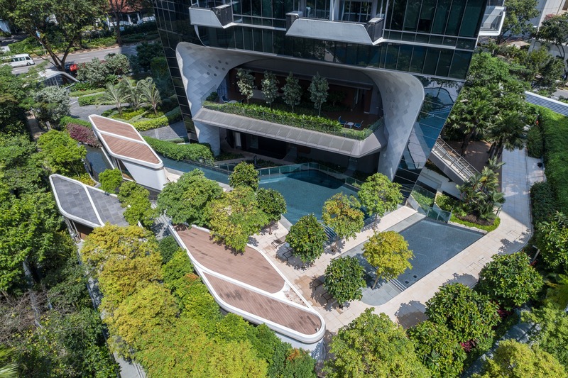 Press kit | 1028-13 - Press release | 2019 Shortlist Announced for ABB LEAF Awards - Arena International Group - Industrial Architecture - The Scotts Tower, Singapore - Photo credit: UNStudio
