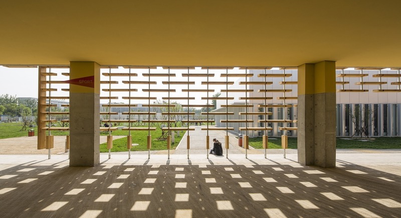 Press kit | 1799-04 - Press release | Architecture of Resonance - Ferrier Marchetti Studio - Event + Exhibition - International French School of Beijing, China, 2016 - Photo credit: Luc Boegly