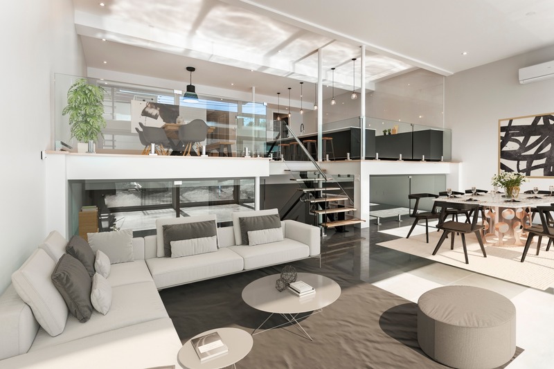 Dossier de presse | 3946-01 - Communiqué de presse | Le Castor Des Érables - Parkhouse - Design d’intérieur résidentiel -   Split-Level - Rez-de-jardin   - Crédit photo : Parkhouse/Bardagi