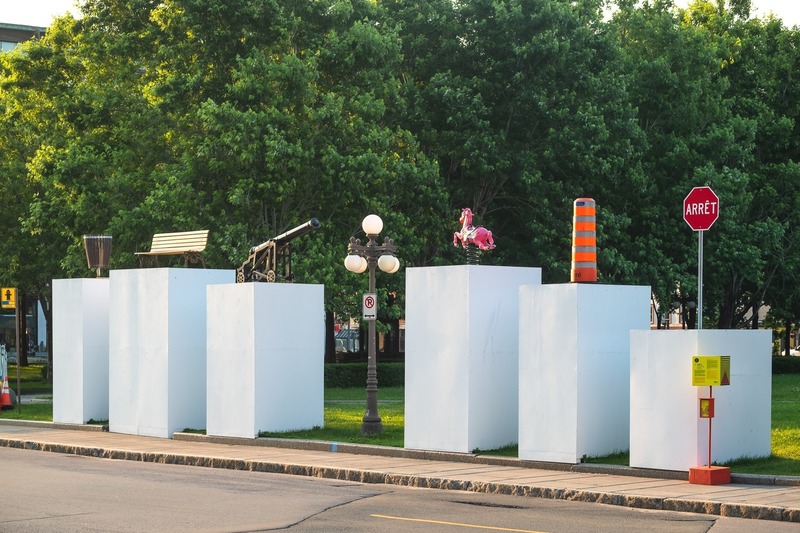 Dossier de presse | 2402-03 - Communiqué de presse | Passages Insolites 6e édition - EXMURO arts publics - Art - Sur le même pied d'égalité - Guillaume La Brie (Montréal) - Crédit photo : Stéphane Bourgeois
