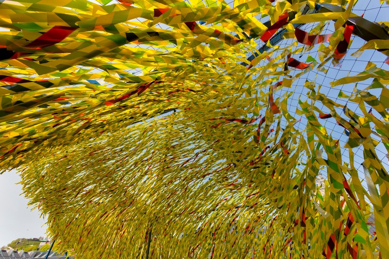 Press kit | 837-31 - Press release | Roof Line Garden II at the Musée de la civilisation and Swing Line Garden at the Reford Gardens by Julia Jamrozik and Coryn Kempster - International Garden Festival / Reford Gardens - Event + Exhibition - <p>Roof Line Garden II</p><p>by Julia Jamrozik &amp; Coryn Kempster</p> - Photo credit: Marie-Josée Marcotte, Icône