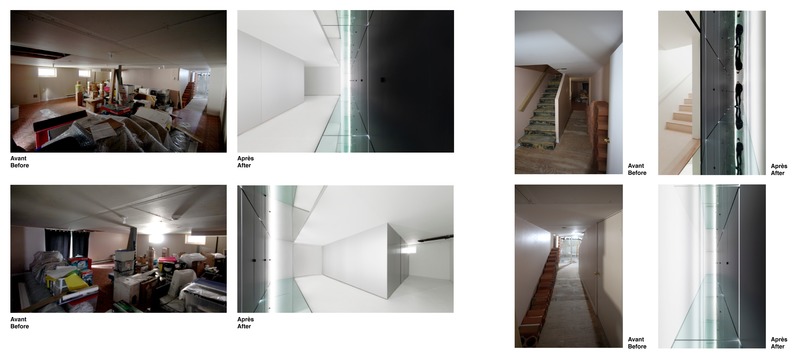 Dossier de presse | 937-02 - Communiqué de presse | Immeubles infinis : bâtiments dans un bâtiment - Jean-Maxime Labrecque Architecte - Art - <p>Immeubles infinis</p><p>Avant et après</p> - Crédit photo : <p>Frédéric Bouchard</p><p>Jean-Maxime Labrecque</p>