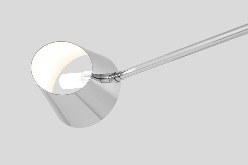 Press kit | 2375-03 - Press release | A Novel Lighting Brand Affirms its Global Presence With an Official Launch in France - d'Armes - Lighting Design - Hartau Chrome (detail) - Photo credit: Jean-Sébastien Sénécal