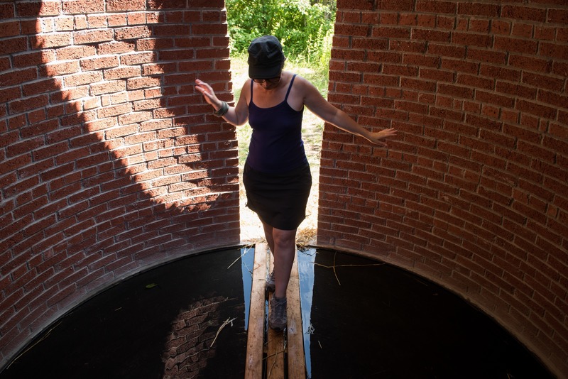 Press kit | 837-33 - Press release | The International Garden Festival Celebrates its 20th Edition - Playgrounds - International Garden Festival | Reford Gardens - Landscape Architecture - Le dernier petit cochon<br>APPAREIL Architecture<br>– Montréal (Québec) Canada - Photo credit: Martin Bond