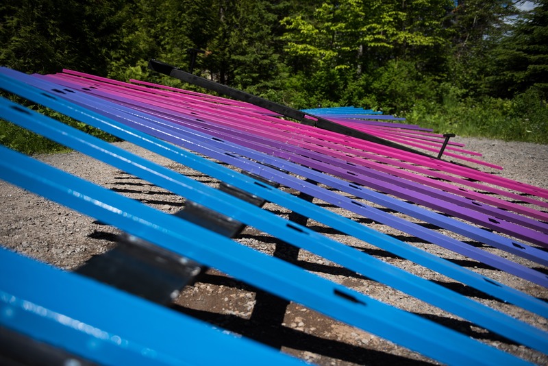 Press kit | 837-33 - Press release | The International Garden Festival Celebrates its 20th Edition - Playgrounds - International Garden Festival | Reford Gardens - Landscape Architecture - Making Waves<br>Ted Kesik, Cornel Campbell, Thevishka Kanishkan, Reesha Morar &amp; Anton Skorishchenko<br>– Toronto (Ontario) Canada <br> - Photo credit: Martin Bond