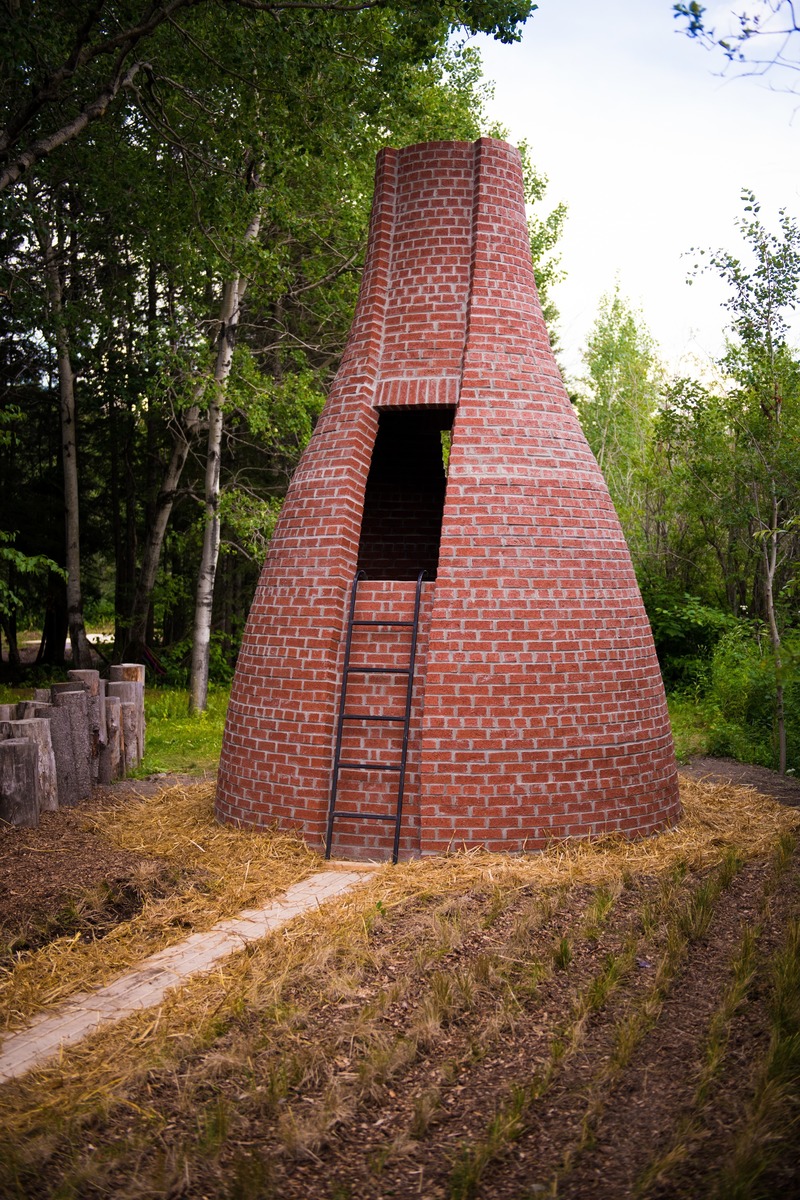 Press kit | 837-33 - Press release | The International Garden Festival Celebrates its 20th Edition - Playgrounds - International Garden Festival | Reford Gardens - Landscape Architecture - Le dernier petit cochon<br>APPAREIL Architecture<br>– Montréal (Québec) Canada - Photo credit: Martin Bond 