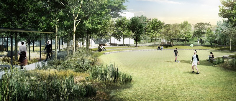 Press kit | 4015-01 - Press release | Nong Fab LNG Receiving Terminal - TK Studio Co.,Ltd. - Landscape Architecture - Detention Lawn / Multipurpose Lawn area - Photo credit: TK Studio