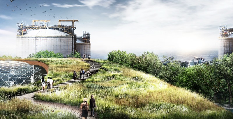 Press kit | 4015-01 - Press release | Nong Fab LNG Receiving Terminal - TK Studio Co.,Ltd. - Landscape Architecture -  Green Roof - Photo credit: TK Studio
