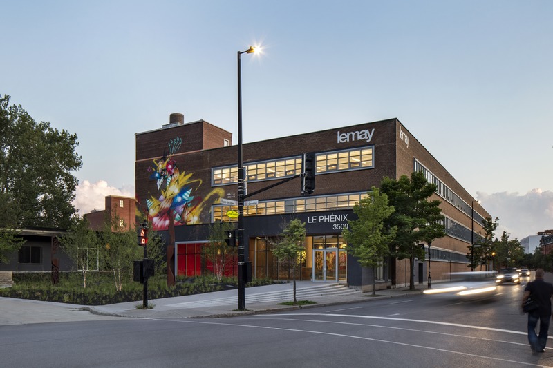 Dossier de presse | 865-38 - Communiqué de presse | Le Net Positif Lemay: une approche durable primée qui rompt avec le statu quo - Lemay - Architecture commerciale -  Le Phénix  - Crédit photo : Adrien Williams