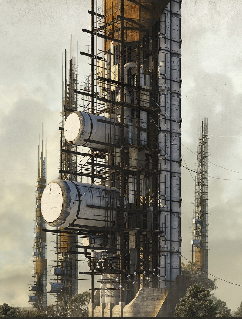 Press kit | 1127-15 - Press release | 2020 Skyscraper Competition - eVolo Magazine - Competition - 2019 Winner -  Methanescraper - Photo credit: eVolo Magazine. Marko Dragicevic