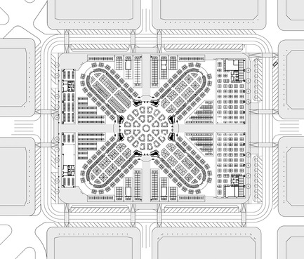 Dossier de presse | 896-02 - Communiqué de presse | Réhabilitation-extension du nouveau Marché Central de Phnom Penh - Arte Charpentier Architectes - Architecture commerciale - Crédit photo : Arte Charpentier Architectes