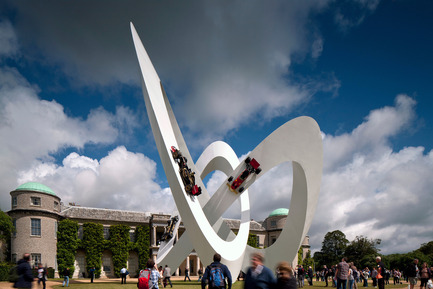 Press kit | 1022-01 - Press release | Lotus sculpture for the Goodwood Festival of Speed 2012 - Gerry Judah - Art - Photo credit: David Barbour