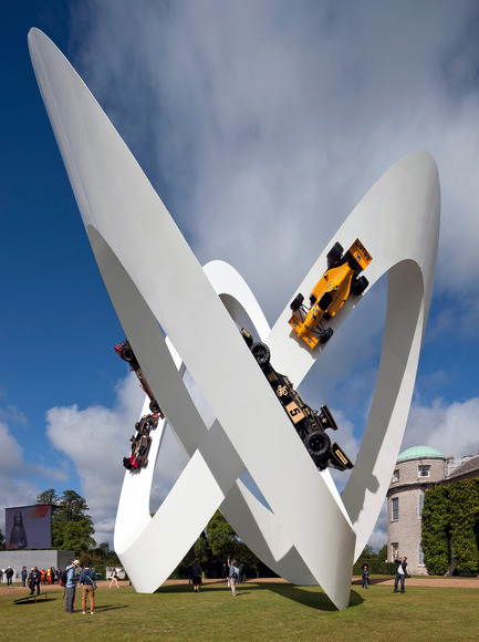 Press kit | 1022-01 - Press release | Lotus sculpture for the Goodwood Festival of Speed 2012 - Gerry Judah - Art - Photo credit: David Barbour