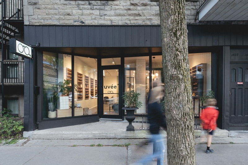 Press kit | 3216-01 - Press release | Uvée: eco-responsible optometry clinic - CATHERINE CATHERINE - Commercial Interior Design - Photo credit: Raphaël Thibodeau