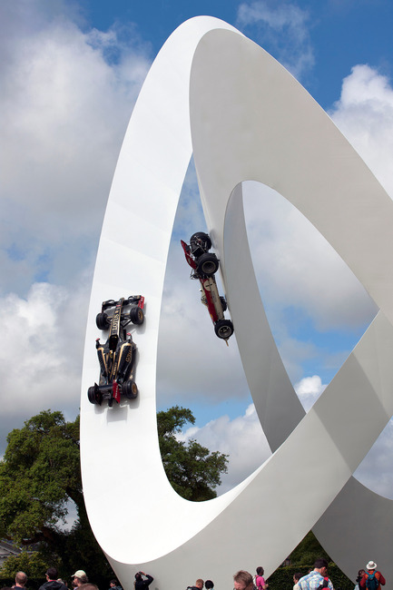 Press kit | 1022-01 - Press release | Lotus sculpture for the Goodwood Festival of Speed 2012 - Gerry Judah - Art - Photo credit: David Barbour