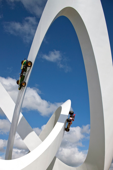 Press kit | 1022-01 - Press release | Lotus sculpture for the Goodwood Festival of Speed 2012 - Gerry Judah - Art - Photo credit: David Barbour