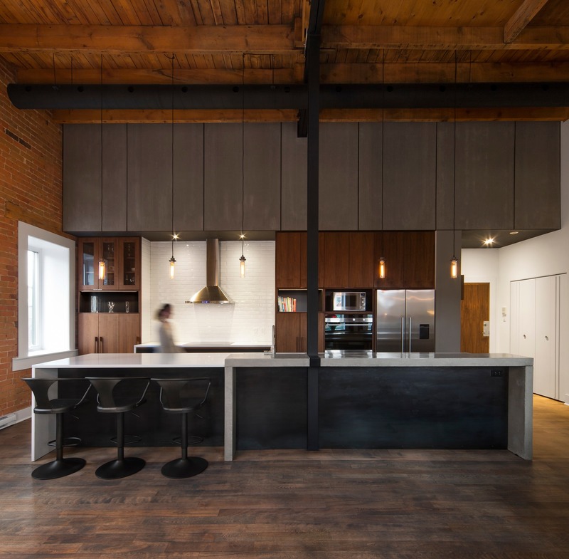 Dossier de presse | 1678-06 - Communiqué de presse | Loft Duvernay - Atelier BOOM-TOWN - Architecture résidentielle - Crédit photo : Steve Montpetit