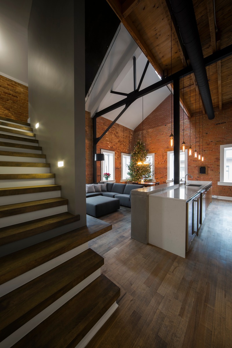 Dossier de presse | 1678-06 - Communiqué de presse | Loft Duvernay - Atelier BOOM-TOWN - Architecture résidentielle - Crédit photo : Steve Montpetit