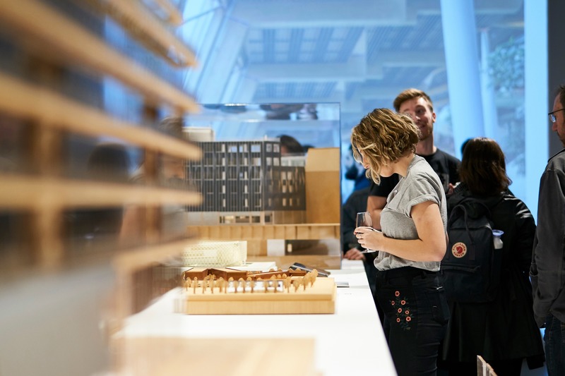 Press kit | 1799-04 - Press release | Architecture of Resonance - Ferrier Marchetti Studio - Event + Exhibition - ENTRE-DEUX_Opening_CENTRE DE DESIGN DE L'UQAM_2019 - Photo credit: Benoit Rousseau