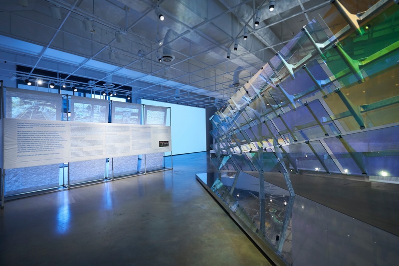 Press kit | 1799-04 - Press release | Architecture of Resonance - Ferrier Marchetti Studio - Event + Exhibition - ENTRE-DEUX_Opening_CENTRE DE DESIGN DE L'UQAM_2019 - Photo credit: Benoit Rousseau