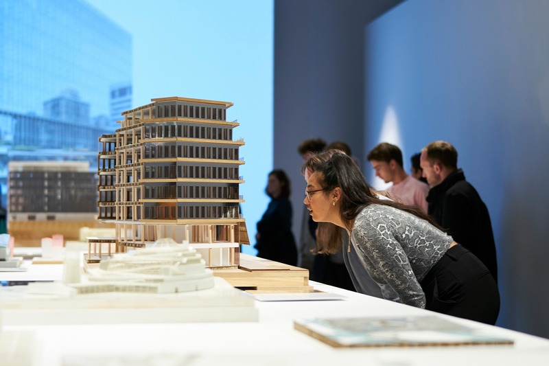 Press kit | 1799-04 - Press release | Architecture of Resonance - Ferrier Marchetti Studio - Event + Exhibition - ENTRE-DEUX_Opening_CENTRE DE DESIGN DE L'UQAM_2019 - Photo credit: Benoit Rousseau
