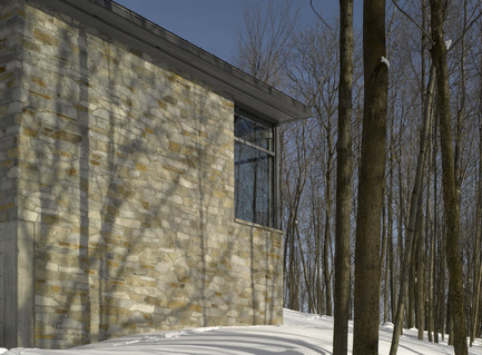 Dossier de presse | 780-02 - Communiqué de presse | La maison de Bromont - Paul Bernier Architecte - Architecture résidentielle - Crédit photo : James Brittain