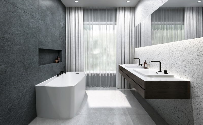 Press kit | 2342-06 - Press release | Relaxation Redefined - WETSTYLE’S fresh new Collections are what Dreams are Made of - WETSTYLE - Industrial Design -   LAB 1 Bathtub &amp; LAB Drop-in Lavatory (Round Series)  - Photo credit:   WETSTYLE  
