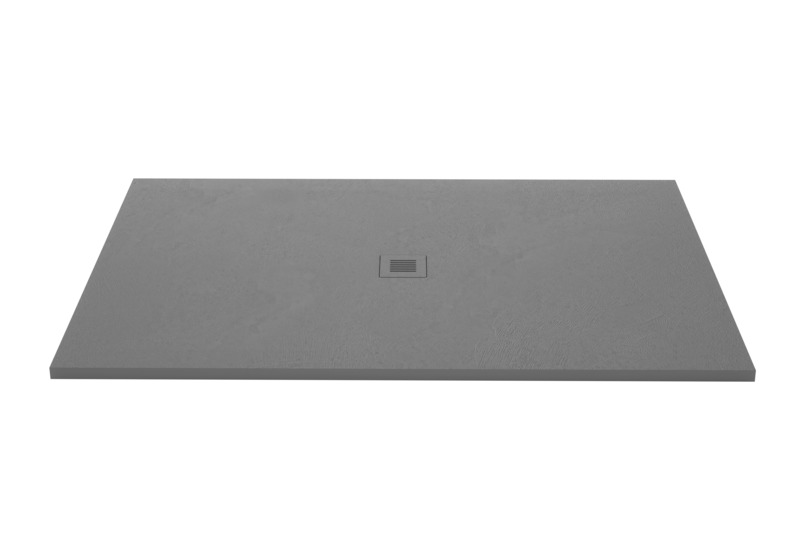Press kit | 2342-07 - Press release | FEEL the difference: WETSTYLE’s collection of customizable shower bases lay textured luxury at your feet - WETSTYLE - Industrial Design -  Shower Base FEEL - Center Drain  - Photo credit: WETSTYLE
