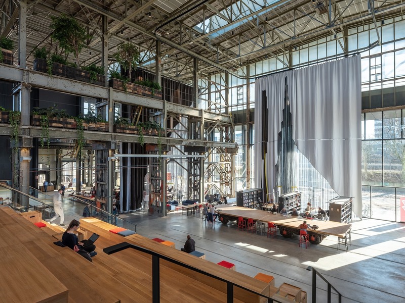 Dossier de presse | 1124-25 - Communiqué de presse | WINWAN Live 2019: World Interiors News Winners - Haymarket Media Group - World Interiors News - Évènement + Exposition - LocHal Library - Mecanoo Architecten - Crédit photo :  Ossip Architectuurfotografie 
