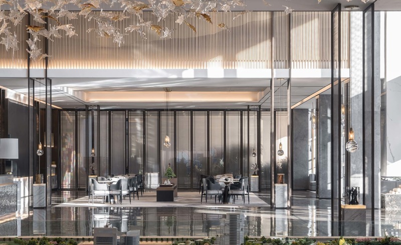 Dossier de presse | 1124-25 - Communiqué de presse | WINWAN Live 2019: World Interiors News Winners - Haymarket Media Group - World Interiors News - Évènement + Exposition -  Mountain without boundaries - Macalline Qinghuahai PARK  - Crédit photo :  DAS Design Ltd 