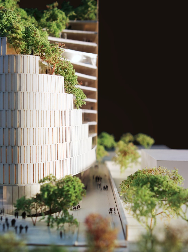 Dossier de presse | 4004-01 - Communiqué de presse | MET Tirana Residential Building - Mario Cucinella Architects - Architecture résidentielle -  MET Tirana, Model  - Crédit photo : MC A