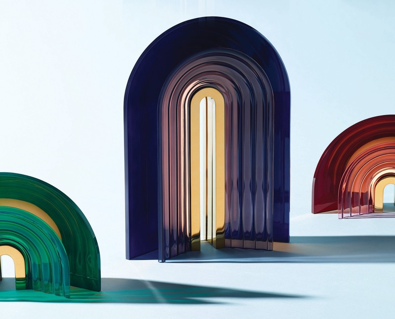 Dossier de presse | 2704-09 - Communiqué de presse | "A la Fresca" - Merging Indoors and Outdoors - imm cologne 2020, Koelnmesse GmbH - Évènement + Exposition - <p>Chromo is a blown glass lamp created by MUT Design (guest of honour at imm cologne 2020) for the 2018 edition of the Wallpaper* Handmade Exhibition; it was manufactured by Czech company Preciosa Lighting. </p> - Crédit photo : Wallpaper*